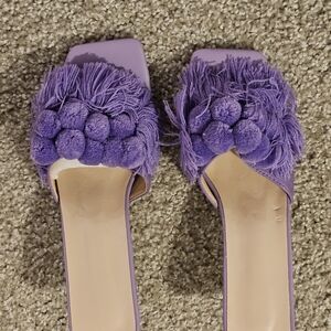 Purple Fringe Women's Shoes